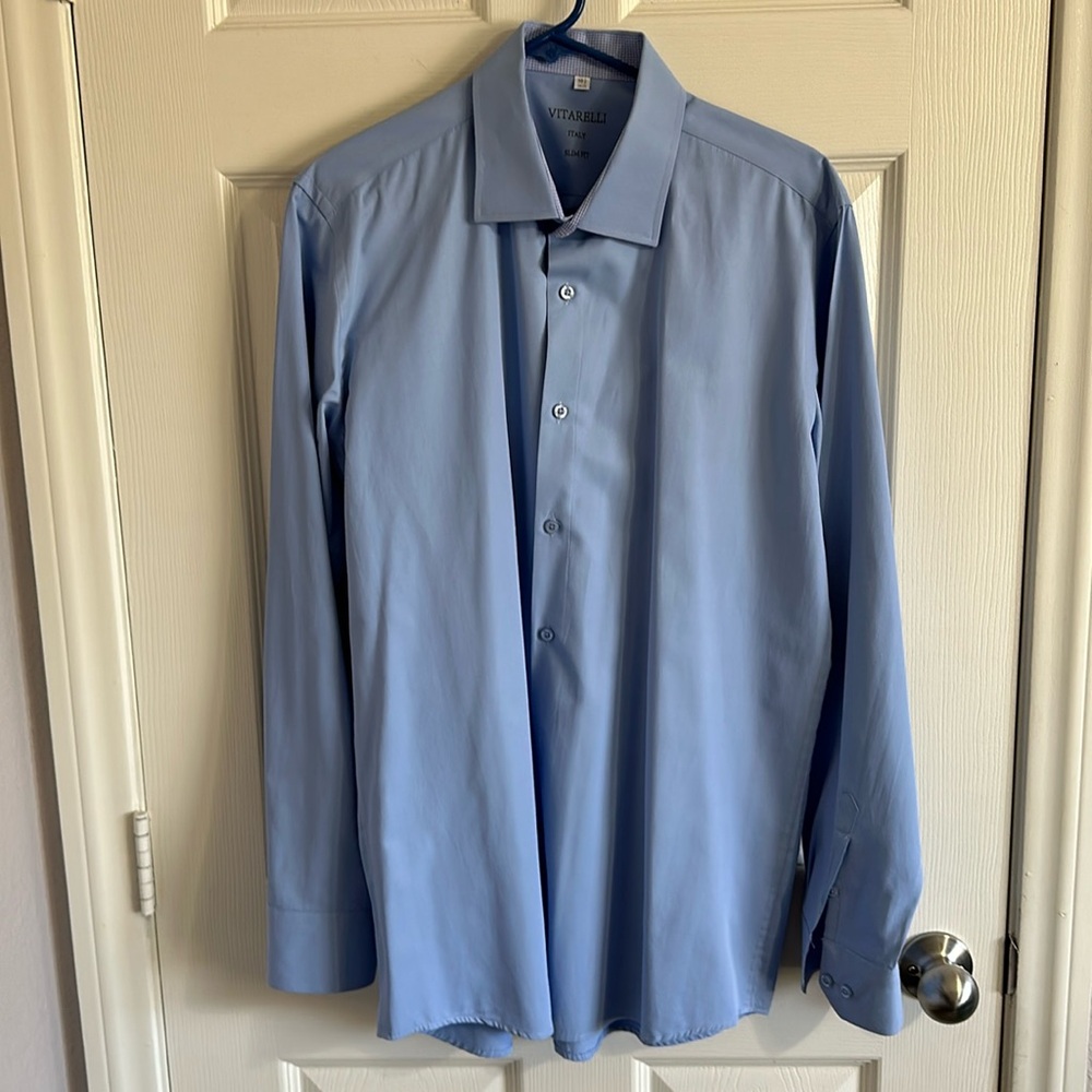 Blue Men’s dress shirt